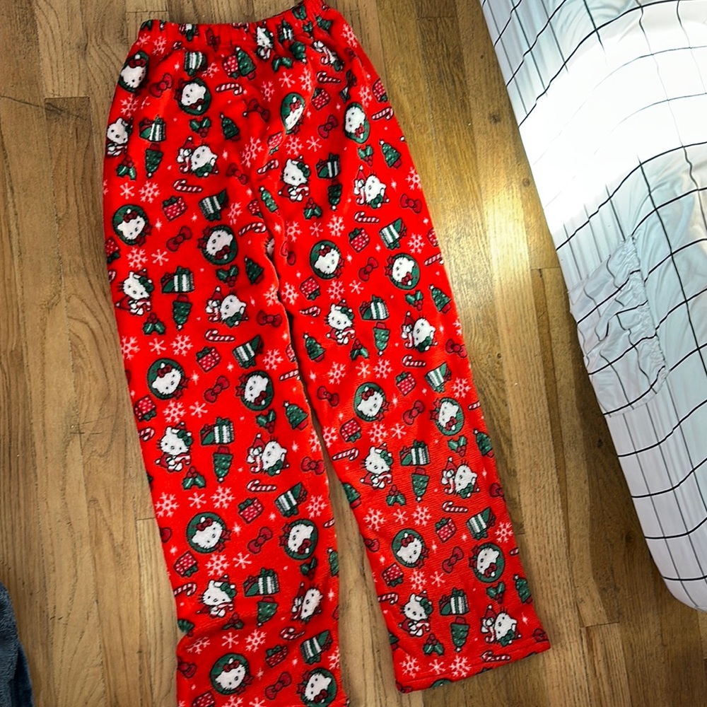 Kids Red Holiday Pajama Pants